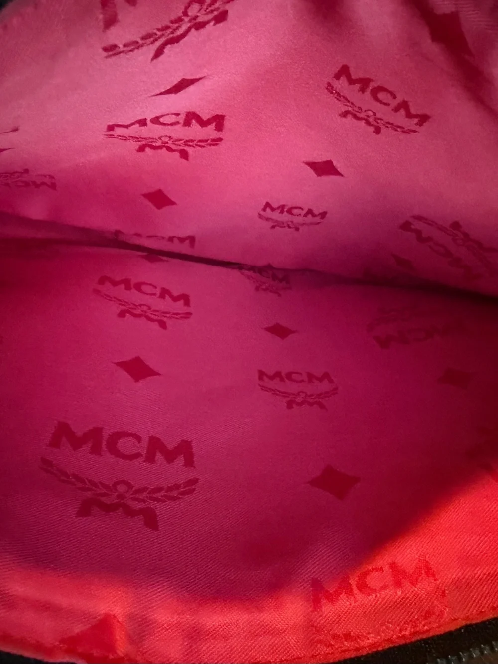 MCM zip pouch